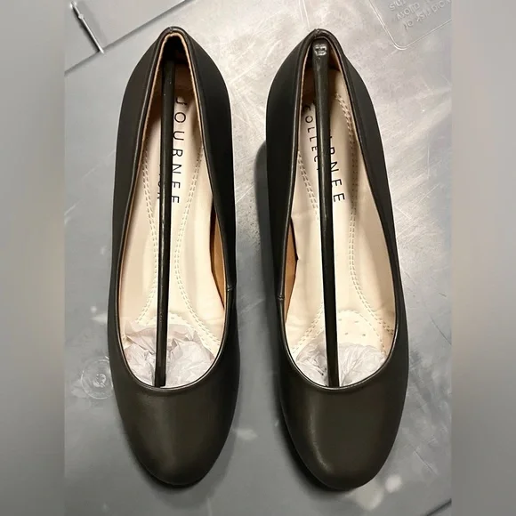 NWOT Gray Size 8 Journee Luu Heels - Picture 3 of 9